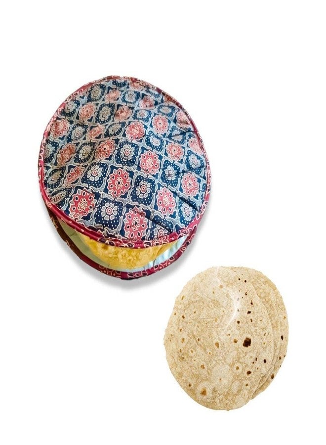 Aksobha Cotton Roti Pouch | Microwave-Friendly Tortilla & Roti Warmer | Reusable Cloth Pouch to Keep Tortillas, Naan, Chapatti, Pancakes & Flatbreads Warm & Fresh | Set of 1 - Image 1